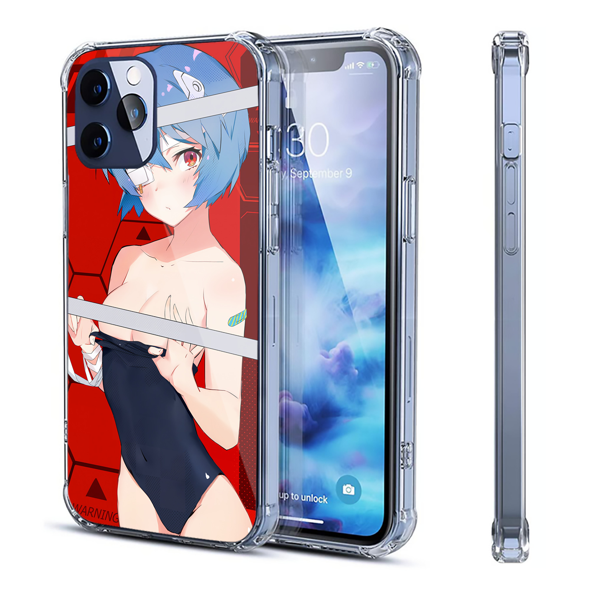 （画像用） EVA 新世紀エヴァンゲリオン 【iPhone 12シリーズ対応】透明スマホケース（クリアソフトケース）